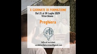 La preghiera  X Giornate di Formazione 2024 [upl. by Gnoix]