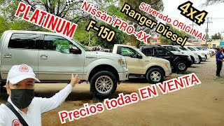 Camionetas en venta Tianguis del tapatio chevrolet ford 4x4 trucks for sale zona autos [upl. by Lunneta803]