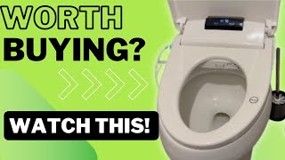 Review of Electric Bidet Heated Toilet Seat with Remote [upl. by Nerrad]