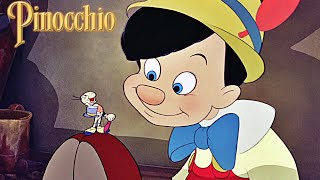 Pinocchio 1940 Disney Animation Film  Review [upl. by Gwen482]