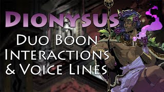 Dionysus Duo Boon Dialogue  Hades [upl. by Avat]