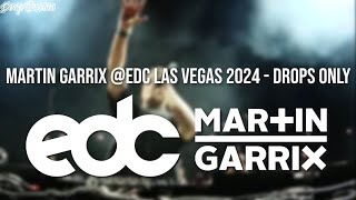 Martin Garrix EDC Las Vegas 2024  Drops Only [upl. by Kilmarx]