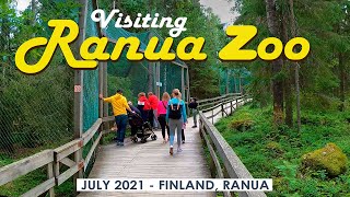 Walk around Ranua ZooWildlife Park July 2021 Finland Ranua 4K [upl. by Fabrianne]