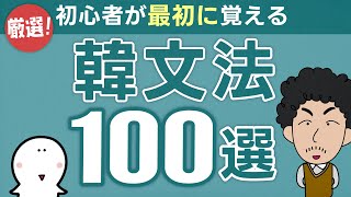 初心者が最初に覚える「韓文法」100選！ [upl. by Mya]