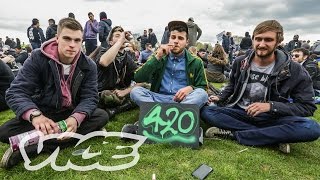 Celebrating 420 with Londons Weed Fanatics [upl. by Ruzich]