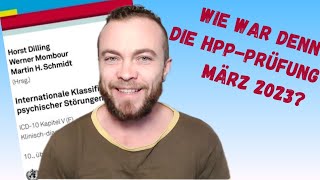 Wie sah die März 2023 PRÜFUNG für Heilpraktiker für Psychotherapie aus [upl. by Emalee]