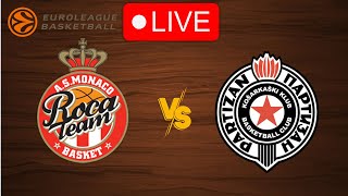 🔴 Live Monaco vs Partizan  EuroLeague 20232024  Live Play by Play Scoreboard [upl. by Neerbas]