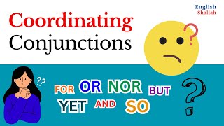 Coordinating Conjunctions in Hindi  The Parts of Speech  FANBOYS  Conjunctions  English Grammar [upl. by Llenhoj]