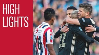 Highlights bekerfinale Willem II  Ajax [upl. by Ahsoet]