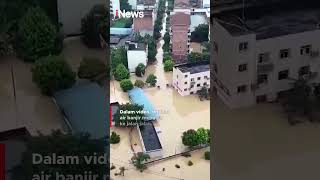 Chongqing China Dilanda Banjir Dahsyat 6 Orang Meninggal [upl. by Leizahaj]