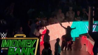 CM Punk attacks referees OFF AIR UNSEEN FOOOTAGE WWE MITB 7624 [upl. by Htor]