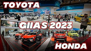 PAMERAN GIIAS 2023 ADA MOBIL BARU APA SAJA DI BOOTH TOYOTA DAN HONDA YUK KITA KELILING BARENG [upl. by Salas]