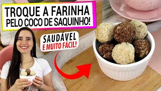 TEM COCO RALADO MISTURE COM A BANANA ASSIM E NÃO USE MAIS FARINHA FÁCIL E SAUDÁVEL PARA O LANCHE [upl. by Gona]