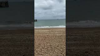 Pebble beach in Portsmouth UK [upl. by Andros454]