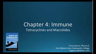 CC Tetracyclines vs Macrolides CH 4 IMMUNE NAPLEX  NCLEX PHARMACOLOGY REVIEW [upl. by Narbig830]