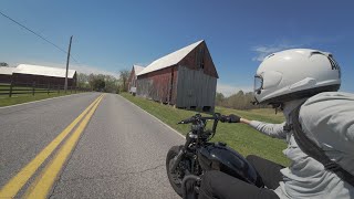 A Day In The Backroads  Triumph Bobber Raw Exhaust Sounds [upl. by Peyton836]