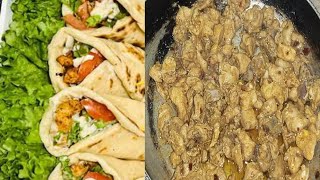 How to make showarma at home yammest showarma recipe by quick way cooking [upl. by Kerr]