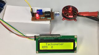 Simple Tachometer RPM counter using proximity sensor [upl. by Pratte]