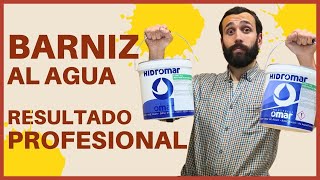 Barniz al Agua para Madera Acabados de Alta Calidad [upl. by Llevel]