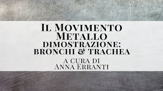 IL MOVIMENTO METALLO BRONCHI amp TRACHEA  La Riflessologia Plantare a cura di Anna Erranti [upl. by Eyahc]