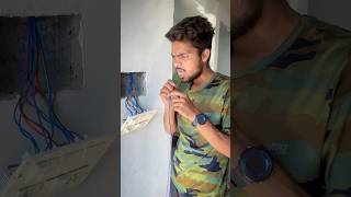 Mene iti kr li 😱🤣  trendingshorts realfools youtubeshorts funnyvideo comedy electrician [upl. by Arikahc]