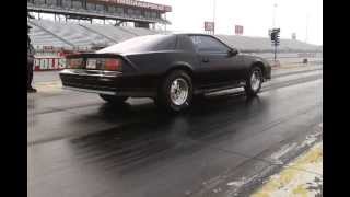 LSX Nitrous Camaro Third Gen Drag Radial 956 14124mph [upl. by Tnarud510]