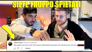 RISPONDIAMO PERICOLOSAMENTE AI PEGGIORI INSULT1 DEI NOSTRI HATERS 2 CI SONO ANDATI GIÙ PESANTE [upl. by Lavro]