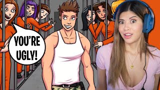 I was the ONLY Boy in a GIRLS PRISON True Animated Story Reaction [upl. by Airitac]