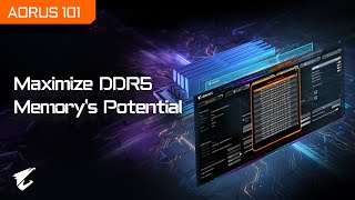 How to Maximize Your DDR5 Memorys Potential  AORUS 101 [upl. by Ailaht744]