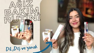 AĞIZ VE DİŞ BAKIM RUTİNİM  oilpulling [upl. by Standice]