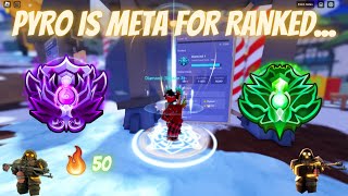 PYRO Is META For RANKED Roblox BedWars [upl. by Suzanne]