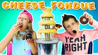 Cheese Fondue Challenge [upl. by Sillad]