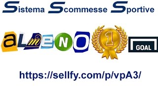 tutorial sistema scommesse sportive quotalmeno 1 goalquot [upl. by Skantze]