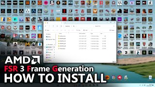 How to install AMD FSR 3 Frame Generation [upl. by Atelokin]