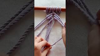 DIY Macrame Pattern Tutorial [upl. by Yspyg]