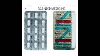 Generic vs branded medicine cetirizine tablet okacet zyncet zyrtec  cetzine [upl. by Mastat]