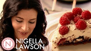 Nigellas Chocolate amp Raspberry Pavlova  Forever Summer With Nigella [upl. by Eelram776]