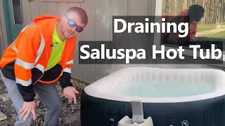 How To Drain An Inflatable Hot Tub [upl. by Helaine]