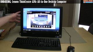 UNBOXING Lenovo ThinkCentre A70z AllinOne Desktop Computer Part 2 [upl. by Samau]