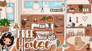 🧸New Free Gifts🧺 Free House🌱Toca Boca Ideas Aesthetic House Design Tocalifeworld  Makeover✨ [upl. by Benildis]