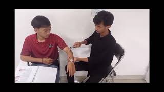 Biolistrik reflex hammer Farhan Adiprasetya HidayatD3 Fisioterapi [upl. by Hindu516]