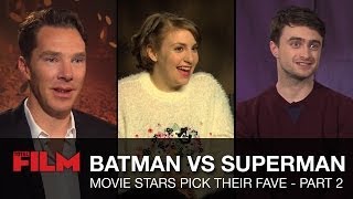 Batman vs Superman Movie Stars Talk  Part 2 [upl. by Tuttle]