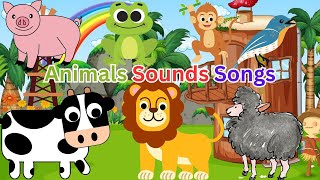 quotMoo Ribbit Baa The Animal Sound SongquotVoovly Tv [upl. by Nylorac480]