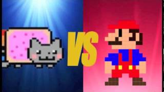 NYAN CAT VS MARIO [upl. by Asus]