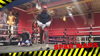 KNOCKOUT Boxer Refuses Head Gear And Pays The Price  Spar Wars [upl. by Sankey225]