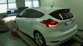 Ford Focus 15 Ecoboost BluefinSuperchips Dyno Test [upl. by Ialokin623]