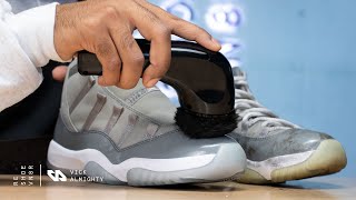 2010 Air Jordan Cool Grey 11 Complete Restoration [upl. by Enttirb]