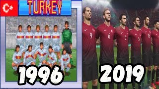 PES SERİSİNDE TÜRK TAKIMLARI TARİHİ 19962019 [upl. by Jdavie]