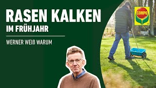 Rasen kalken im Frühjahr  COMPO [upl. by Daitzman]