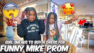 Girl SNEAKS to Mall to BUY Dress for FUNNY MIKE PROM WHAT HAPPENS NEXT IS SHOCKING  😱😱 [upl. by Apilef552]